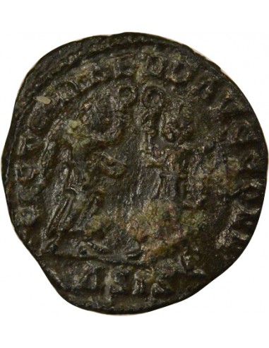 Rome Empire Constance II Aux Victoires Nummus Cuivre 341-347 Siscia