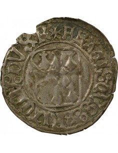 Duché de Bretagne François II de Bretagne A la Targe Blanc à la Targe Billon 1458-1488 9 Rennes 2