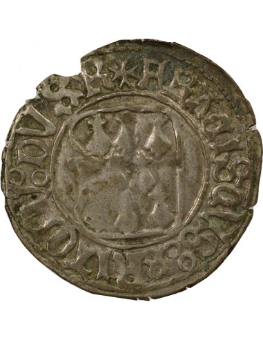 Duché de Bretagne François II de Bretagne A la Targe Blanc à la Targe Billon 1458-1488 9 Rennes