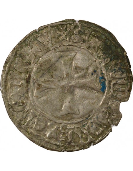 Duché de Bretagne François II de Bretagne A la Targe Blanc à la Targe Billon 1458-1488 9 Rennes