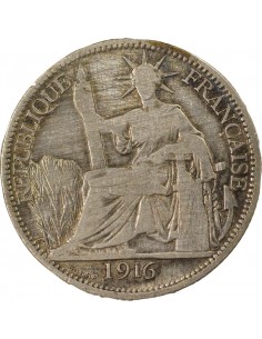 Indo-Chine Fr. 50 Centièmes Argent 1894 A - Paris 2