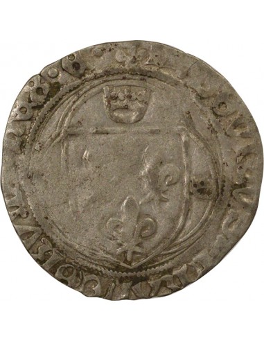 Louis XII 1 blanc à la couronne Billon 1498-1507 L Bayonne
