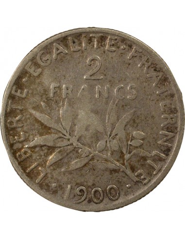 Semeuse 2 francs Argent 1900 A Paris