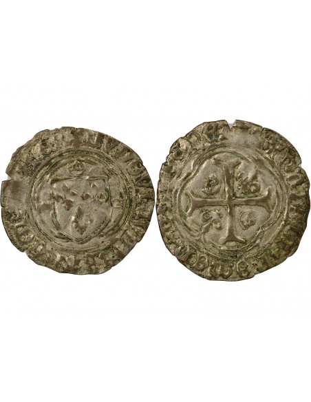 Louis XII 1 blanc à la couronne Billon 1498-1507 M Toulouse