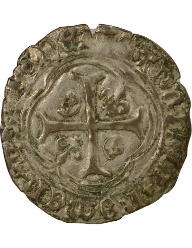 Louis XII 1 blanc à la couronne Billon 1498-1507 M Toulouse