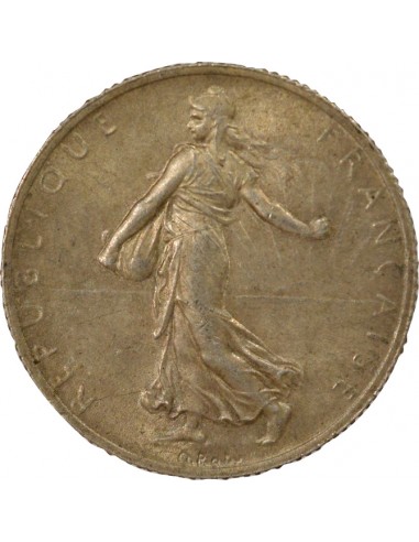 Semeuse 2 francs Argent 1914 C Castelsarrasin