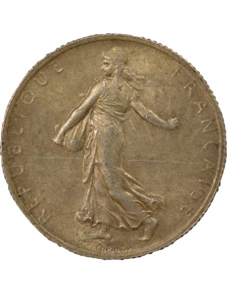 Semeuse 2 francs Argent 1914 C Castelsarrasin