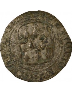 Duché de Bretagne François II de Bretagne A la Targe Blanc à la Targe Billon 1458-1488 9 Rennes 2
