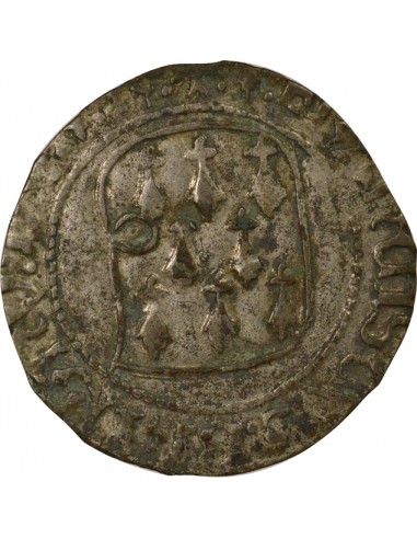 Duché de Bretagne François II de Bretagne A la Targe Blanc à la Targe Billon 1458-1488 9 Rennes