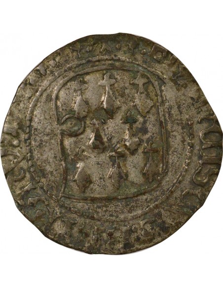 Duché de Bretagne François II de Bretagne A la Targe Blanc à la Targe Billon 1458-1488 9 Rennes