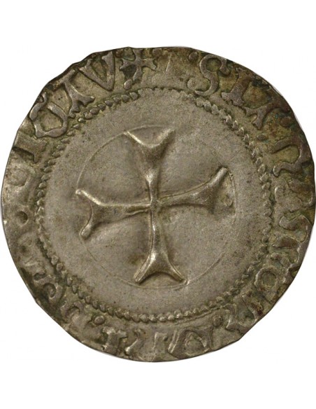 Duché de Bretagne François II de Bretagne A la Targe Blanc à la Targe Billon 1458-1488 9 Rennes