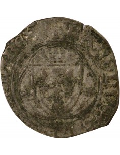 Charles VIII 1 blanc à la couronne Billon 1488-1498 A Paris 2