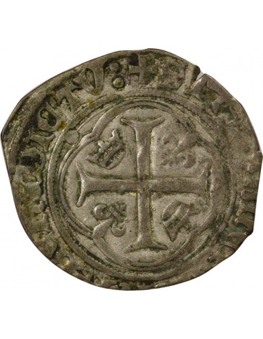 Charles VIII 1 blanc à la couronne Billon 1488-1498 A Paris