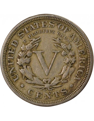 Etats Unis d'Amérique Liberty Nickel 5 cents Nickel 1911 Philadelphie