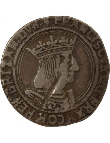 François Ier 3e Type 1 teston Argent 1515-1547 T Nantes