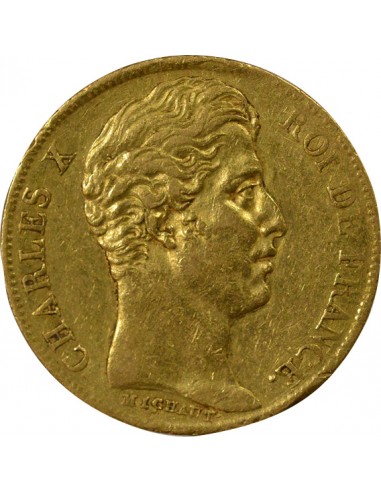 Charles X 4 1/2 Feuilles 20 Francs Or 1826 Q Perpignan