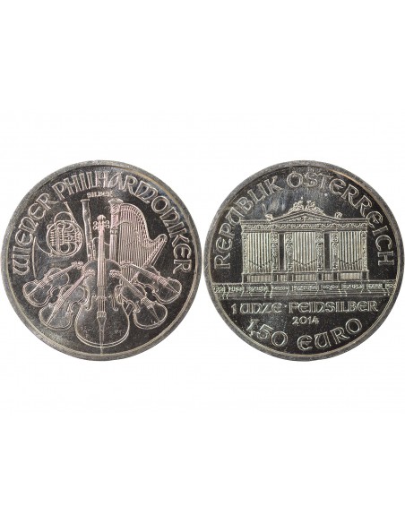 Canada Philharmonique 1.5 euro Argent 2014 A Vienne