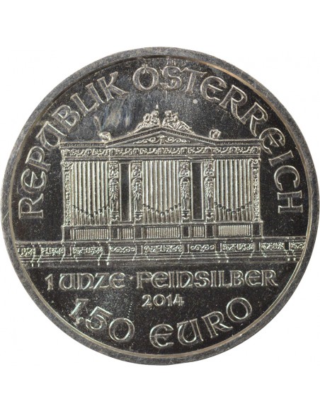 Canada Philharmonique 1.5 euro Argent 2014 A Vienne