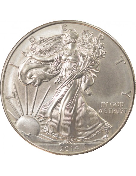 USA Silver Eagle 1 dollar Argent 2014 Philadelphie