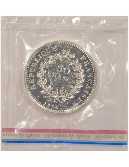 Hercule 50 francs Argent 1980 Pessac