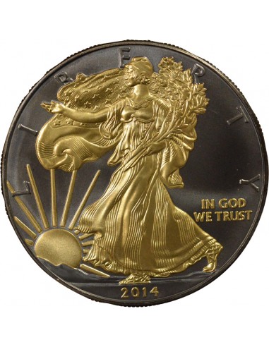 USA Silver Eagle 1 dollar Argent 2014 W West Point