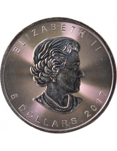 Canada Maple Leaf 5 dollars Argent 2017 Winnipeg