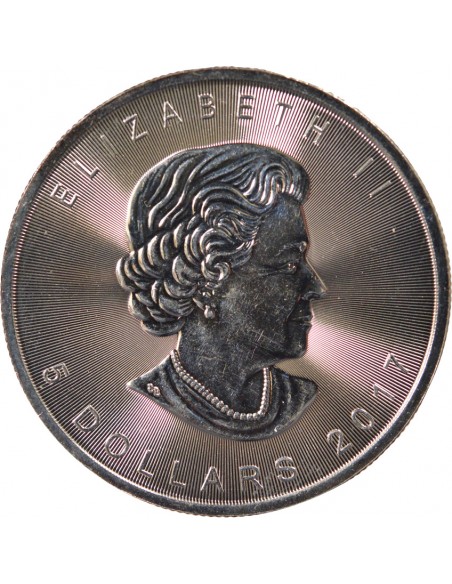 Canada Maple Leaf 5 dollars Argent 2017 Winnipeg