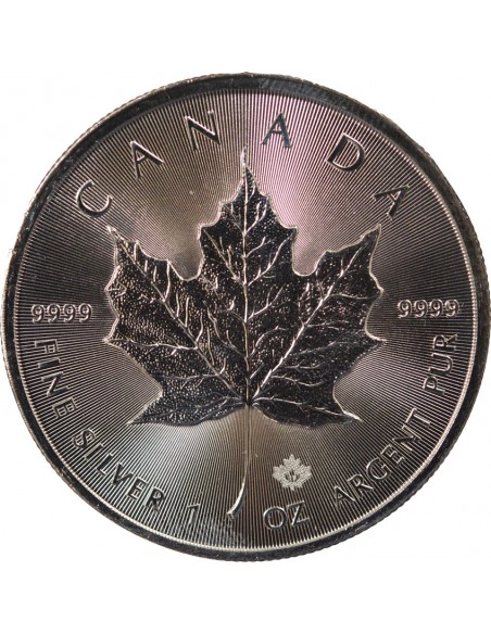 Canada Maple Leaf 5 dollars Argent 2017 Winnipeg