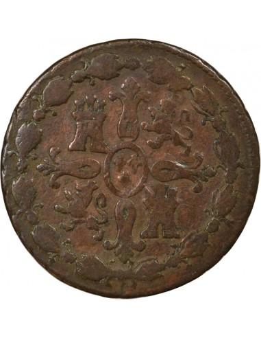 Espagne Charles IV 8 maravedis Cuivre 1795 Aqu Ségovia (Aqueduc)