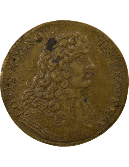 Louis XIV Temple Jeton Laiton 1679