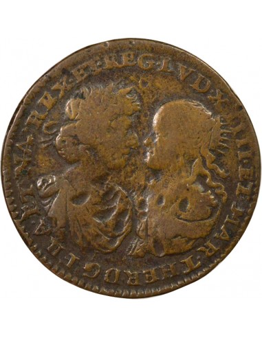 Louis XIV Mariage Jeton Cuivre