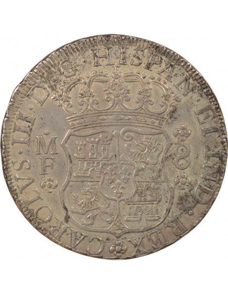 Mexique Charles IV d'Espagne 8 reales Argent 1889 Guadalajara