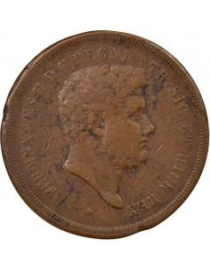 Royaume des Deux-Siciles Ferdinand II des Deux-Siciles 10 tornesi Cuivre 1840 2