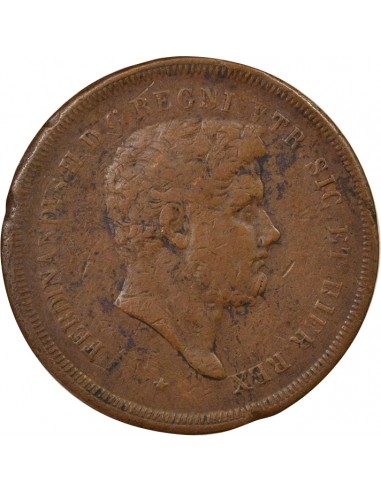 Royaume des Deux-Siciles Ferdinand II des Deux-Siciles 10 tornesi Cuivre 1840