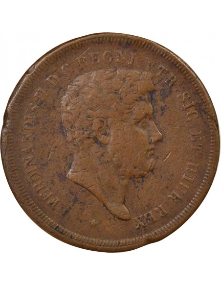 Royaume des Deux-Siciles Ferdinand II des Deux-Siciles 10 tornesi Cuivre 1840