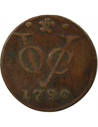 Indes Néerlandaises VOC 1 duit Cuivre 1790