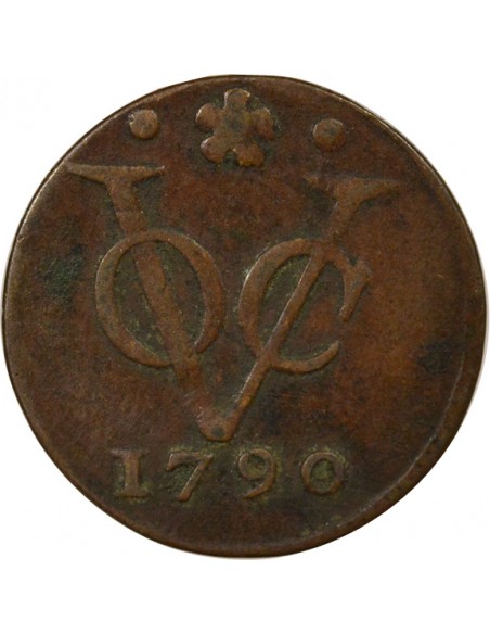 Indes Néerlandaises VOC 1 duit Cuivre 1790