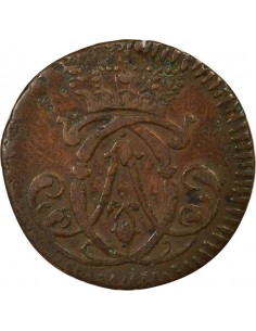 Allemagne Clément Auguste I de Bavière 3 kreuzer Cuivre 1748 2