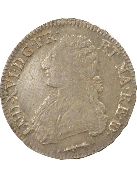 Aux Rameaux d'Olivier 1 écu Argent 1778 Pau