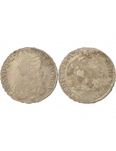 Louis XVI Aux Rameaux d'Olivier 1 écu Argent 1784 I Limoges