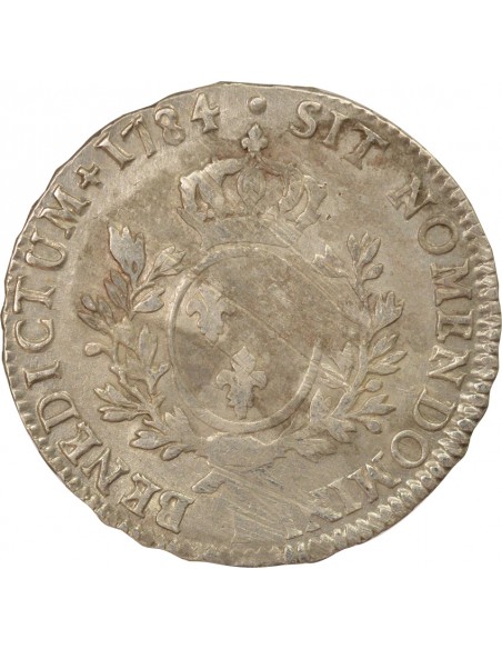Louis XVI Aux Rameaux d'Olivier 1 écu Argent 1784 I Limoges