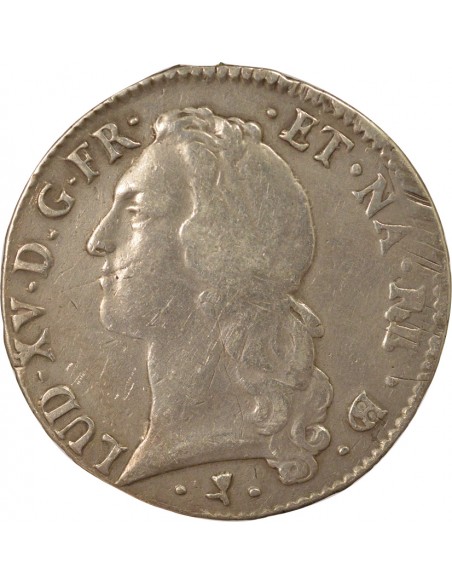 au Bandeau 1 écu Argent 1767 Pau (Vache)