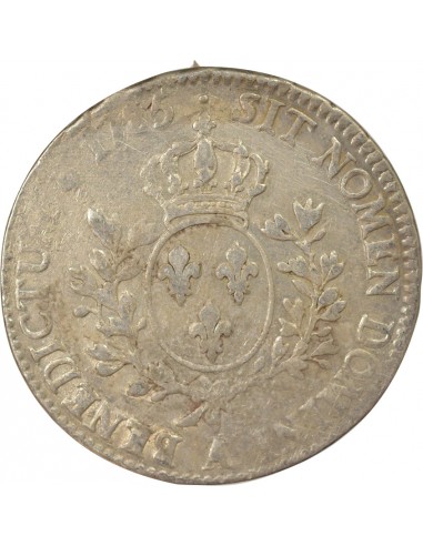 Louis XVI Aux Rameaux d'Olivier 1 écu Argent 1785 A Paris