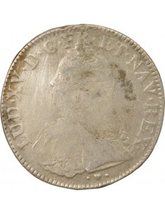 Louis XV Aux Rameaux d'Olivier 1 écu Argent 1739 BB Strasbourg 2