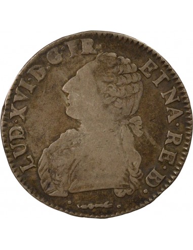 Aux Rameaux d'Olivier 1 écu Argent 1779 Pau