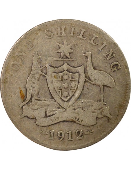 Empereur des Indes 1 shilling Argent 1912 Londres