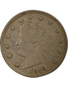 USA Liberty Nickel Dime Nickel 1910 Philadelphie 2