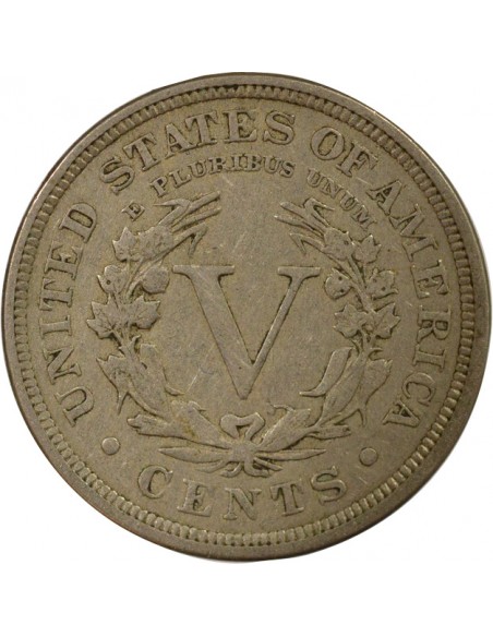 USA Liberty Nickel Dime Nickel 1910 Philadelphie