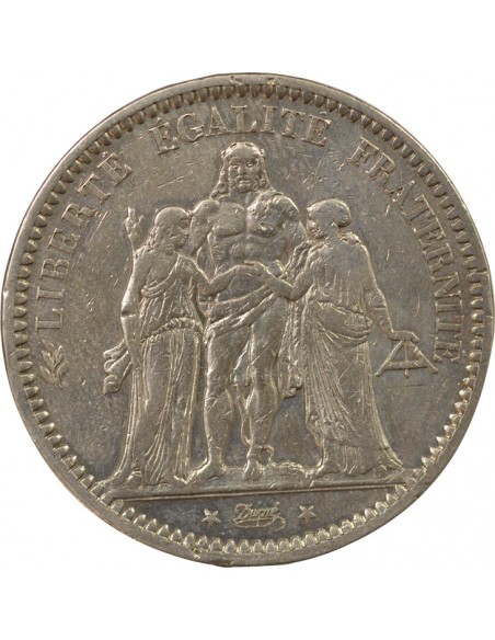 IIIe République 5 francs Argent 1871 A Paris