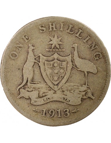 Empereur des Indes 1 shilling Argent 1913 Londres